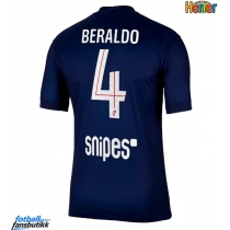 Paris Saint-Germain Lucas Beraldo #4 Hjemmedrakt 2025-26 Kortermet